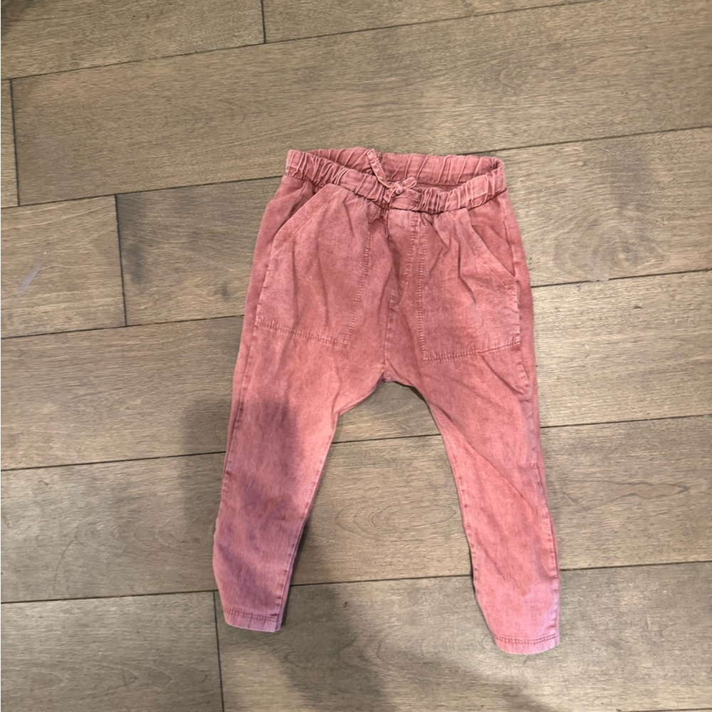 Zara Pink Casual Jogger Bottoms